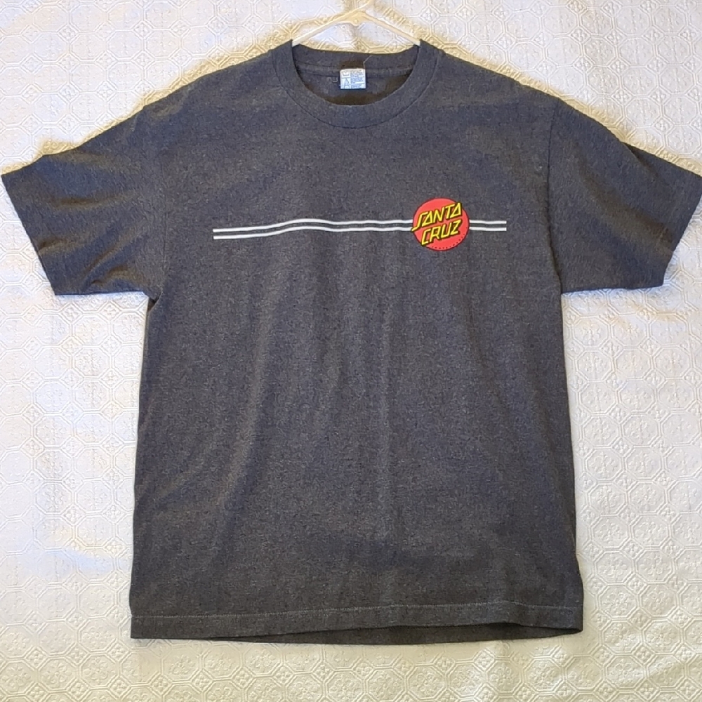 Santa Cruz Skateboards Gray Short Sleeve Tee